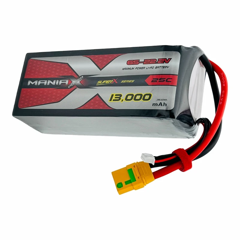 ManiaX Normal Lipo 6S-22.2V 13.000mAh 25C Drone & UAV batteri